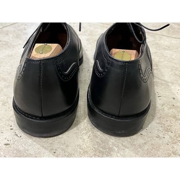 Allen Edmonds Marlow Men\'s Dress Shoes Black Leather Wingtip Oxford 10D MINT!!!